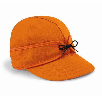 Original Stormy Kromer Caps With Ear Band in Blazer Orange