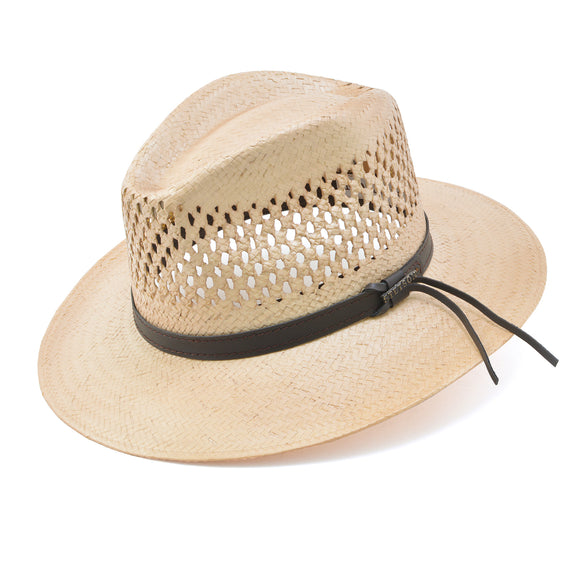 Stetson Shantung Straw Peak View Vented Hat in Cop