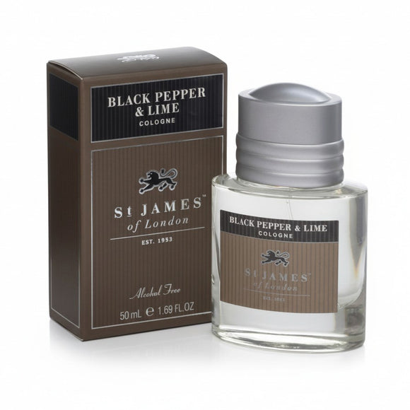 St James of London Black Pepper and Lime Cologne