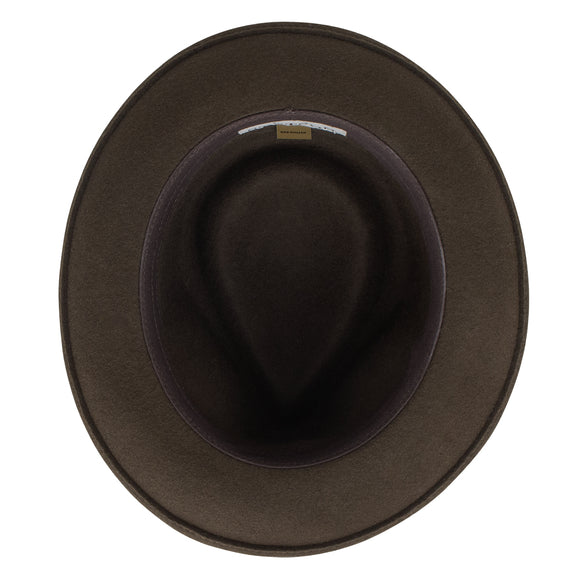 Stetson 100% Wool Felt Prof Hats in Brown
