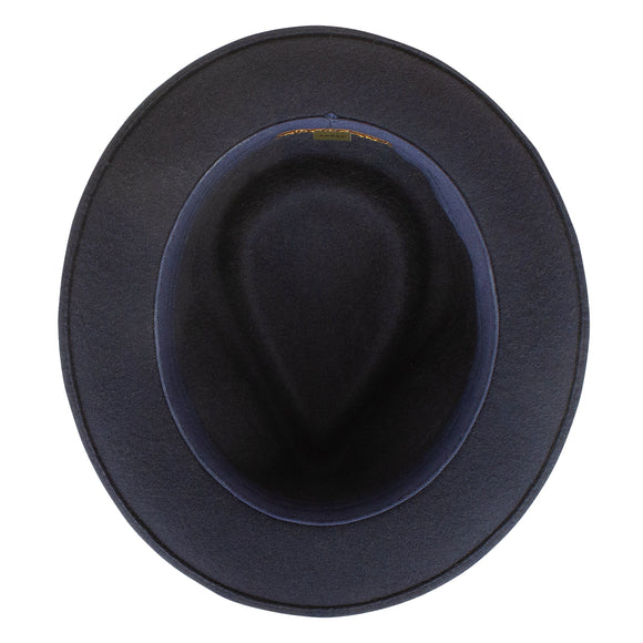 Stetson 100% Wool Felt Prof Hats in Navy