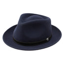 Stetson 100% Wool Felt Prof Hats in Navy-1