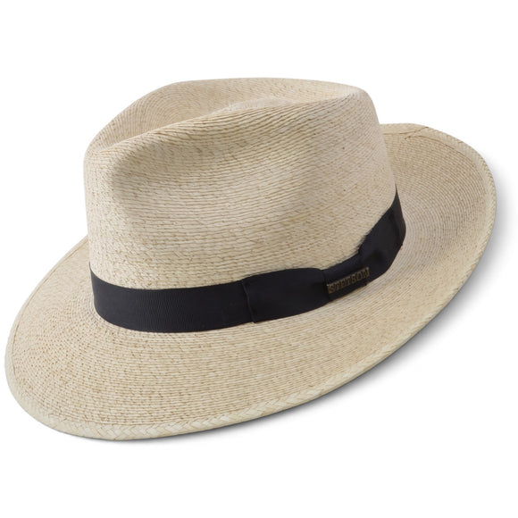 Stetson Rushmore Palm Straw Fedora Hat