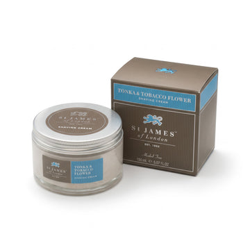 St James of London Tonka and Tobacco Flower Shave Cream