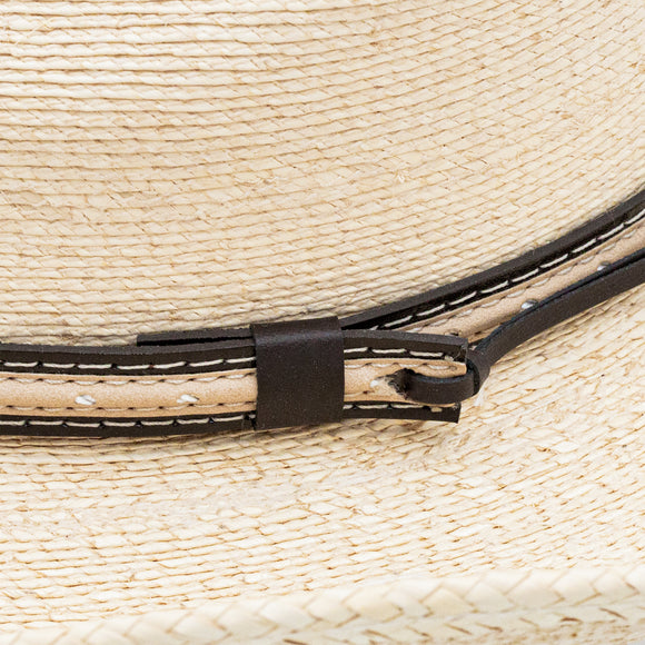Stetson Sawmill Palm Leaf Straw Hat