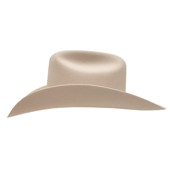 Stetson 6X Fur Felt Skyline Hat With Hat Box in Silver Belly