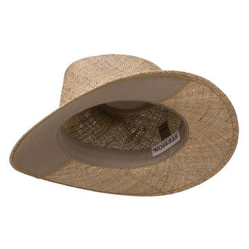 Stetson Alder Fine Linen Seagrass Straw Hat - 0