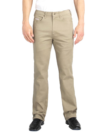 Grand River Stretch Jeans in Khaki - Big Man (44 - 54 Waist)