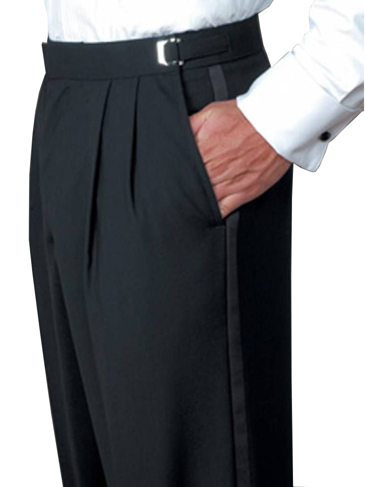 Men's 100% Polyester Tuxedo Pants - Regular Sizes