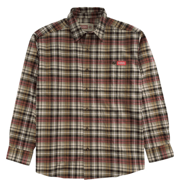 Stormy Kromer Flannel Shirt in Leaf Pile Plaid