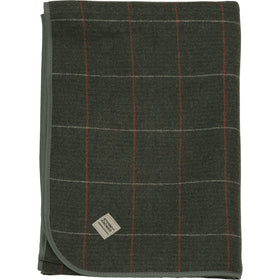 Stormy Kromer Eco Wool Throw in Evergreen Plaid
