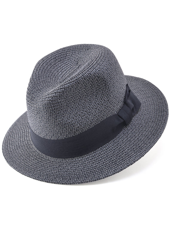 Broner 'Suitable' Marled Paper Hat in Navy