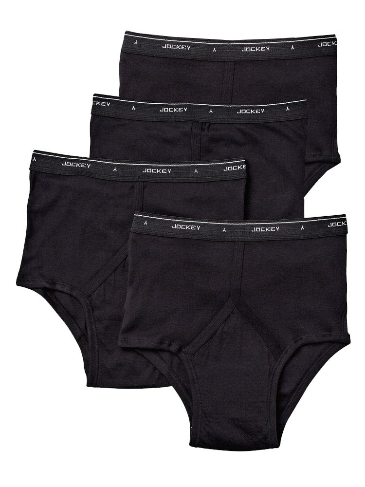 Jockey 4-Pack Men's Classic Full Rise Briefs in Bl | Muldoon's Men’s Wear