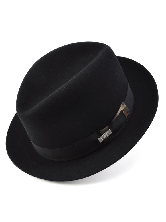 Dobbs First Class Fedora in Black