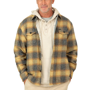True Grit Cotton Summit Shirt Jacket in Sun