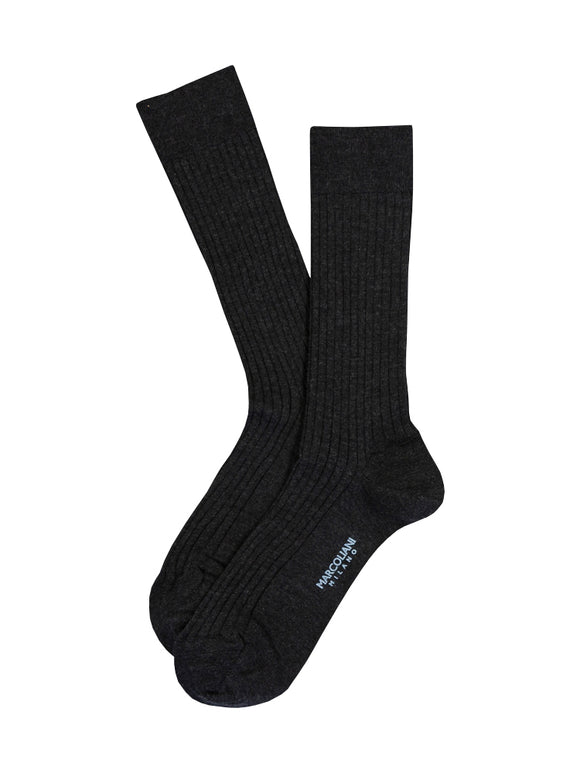 Marcoliani Milano Italian Sock in Navy
