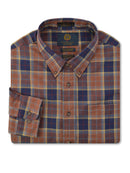 Viyella Wool Blend Sportshirt in Brown - Big Man Sizes-1