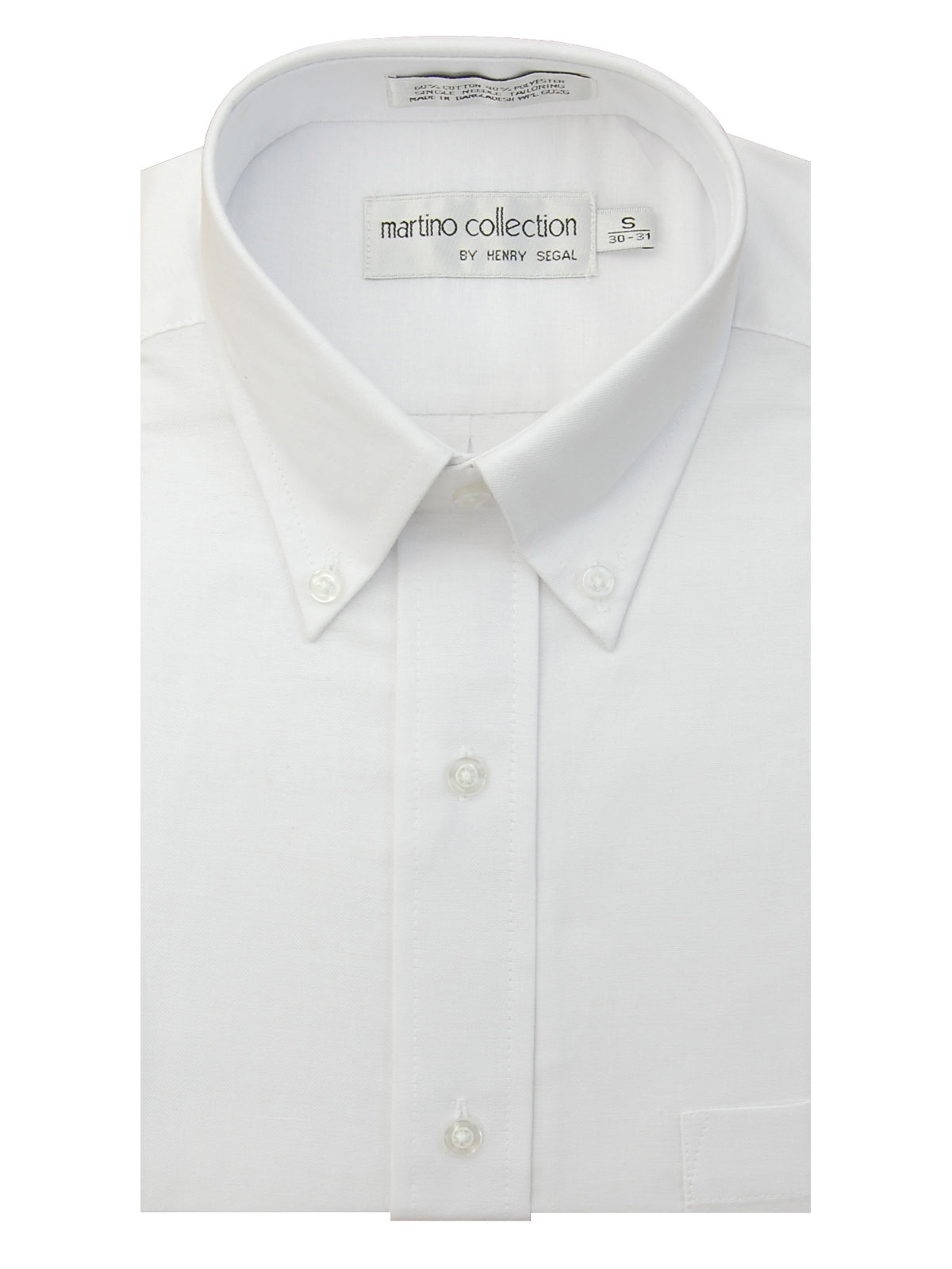 Henry Segal Mens Dress Shirt White - 1801
