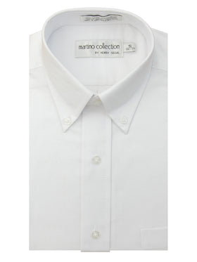 Roberto Collection Oxford Shirts in White