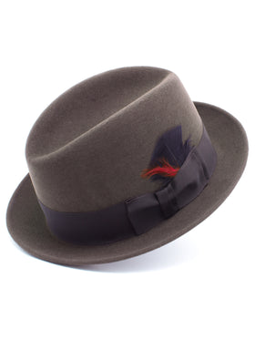 Dobbs 100% Wool Felt Men's Randall Hats in Coffee