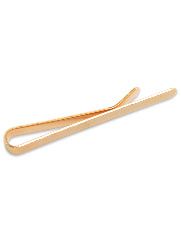 Invisible Tie Bar in Gold