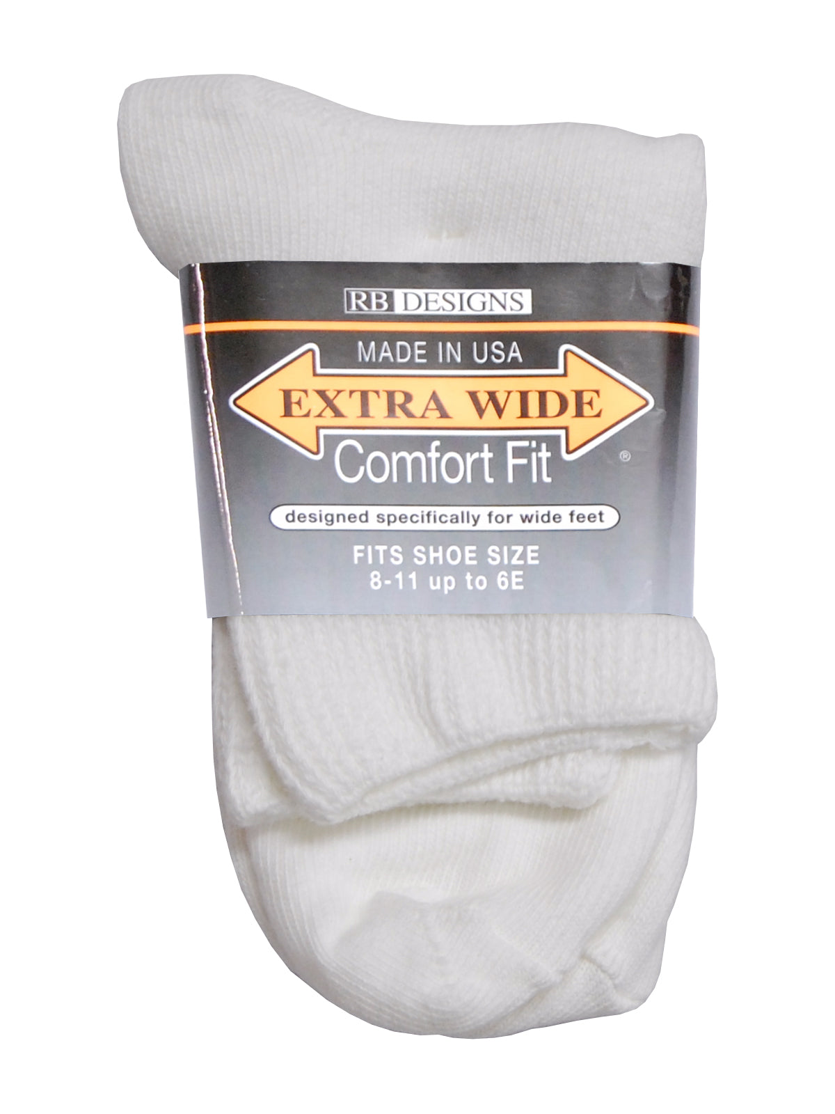 Extra Wide Men's Quarter Sock - Shoe Sizes 8 - 11 - 0