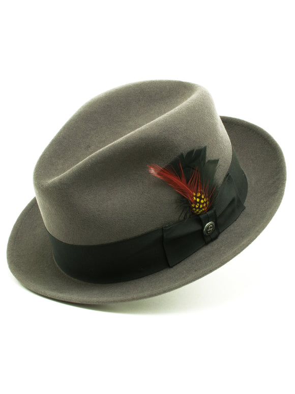 Stetson 100% Pure Wool Felt Frederick Hats in Caribou