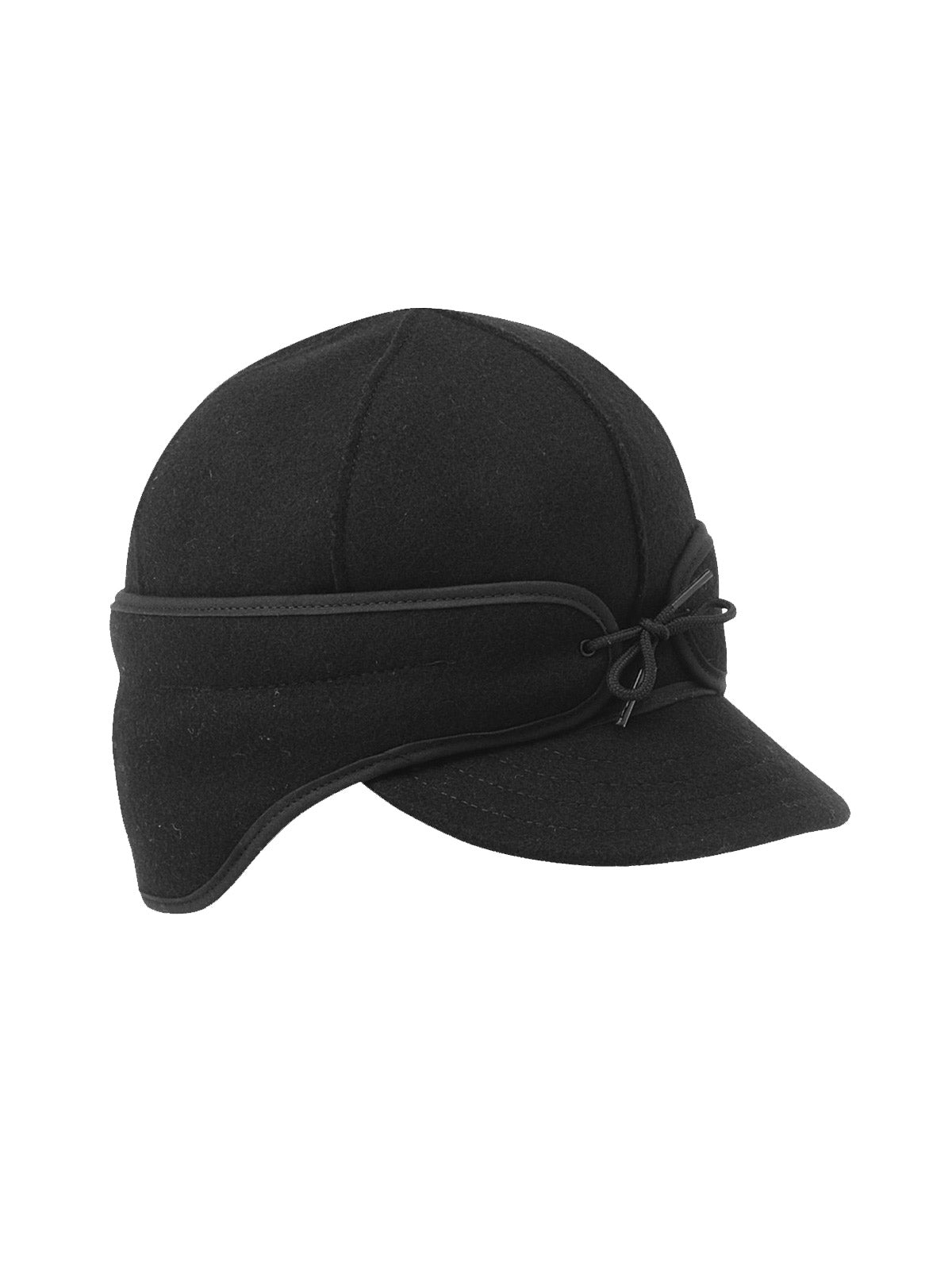 Stormy Kromer Rancher Caps With Ear Band in Black - 50500-BLK