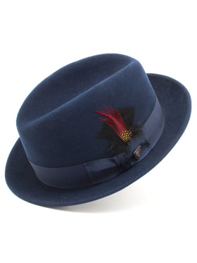 Dobbs 100% Wool Felt Men's Randall Hats in Navy