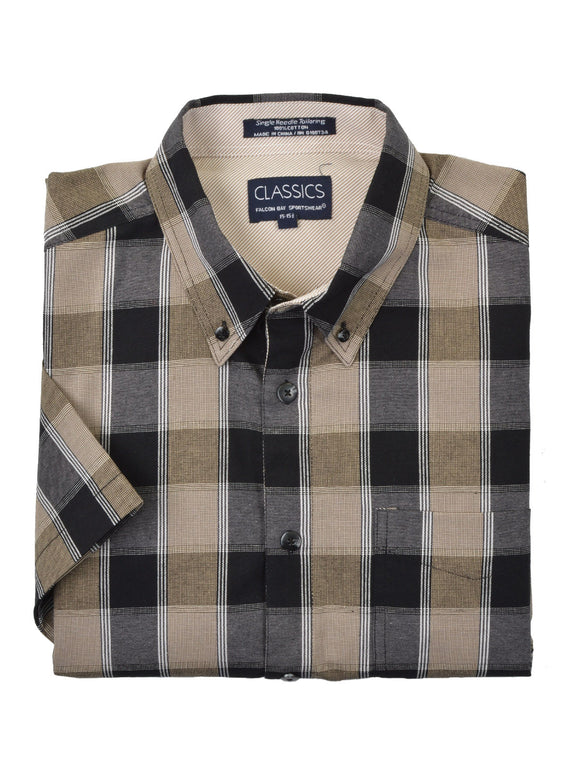 Falcon Bay 100% Cotton Classics Sport Shirt 14-1144 - Tall Man Sizes