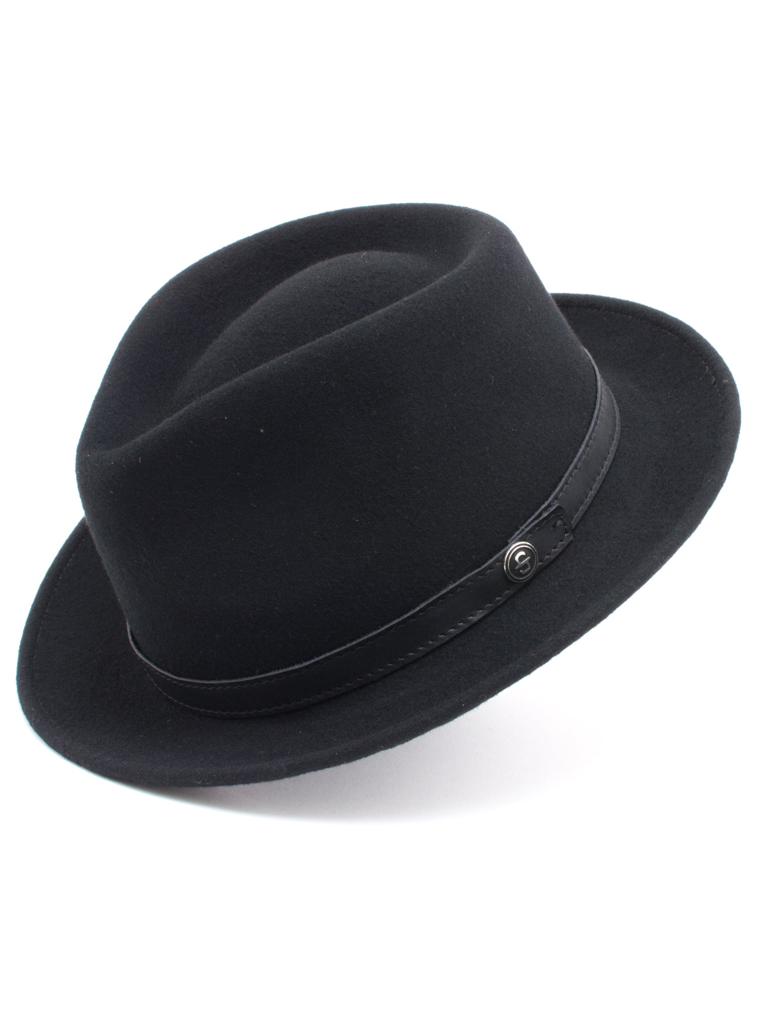 Stetson 100% Wool Felt Prof Hats in Black