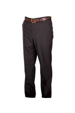 Berle Wool Blend Self Sizing Dress Pants - Tall Man Sizes - BROWN