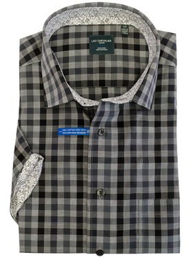 Leo Chevalier 100% Cotton Non-Iron Sport Shirts - 522393 - Big Man Sizes