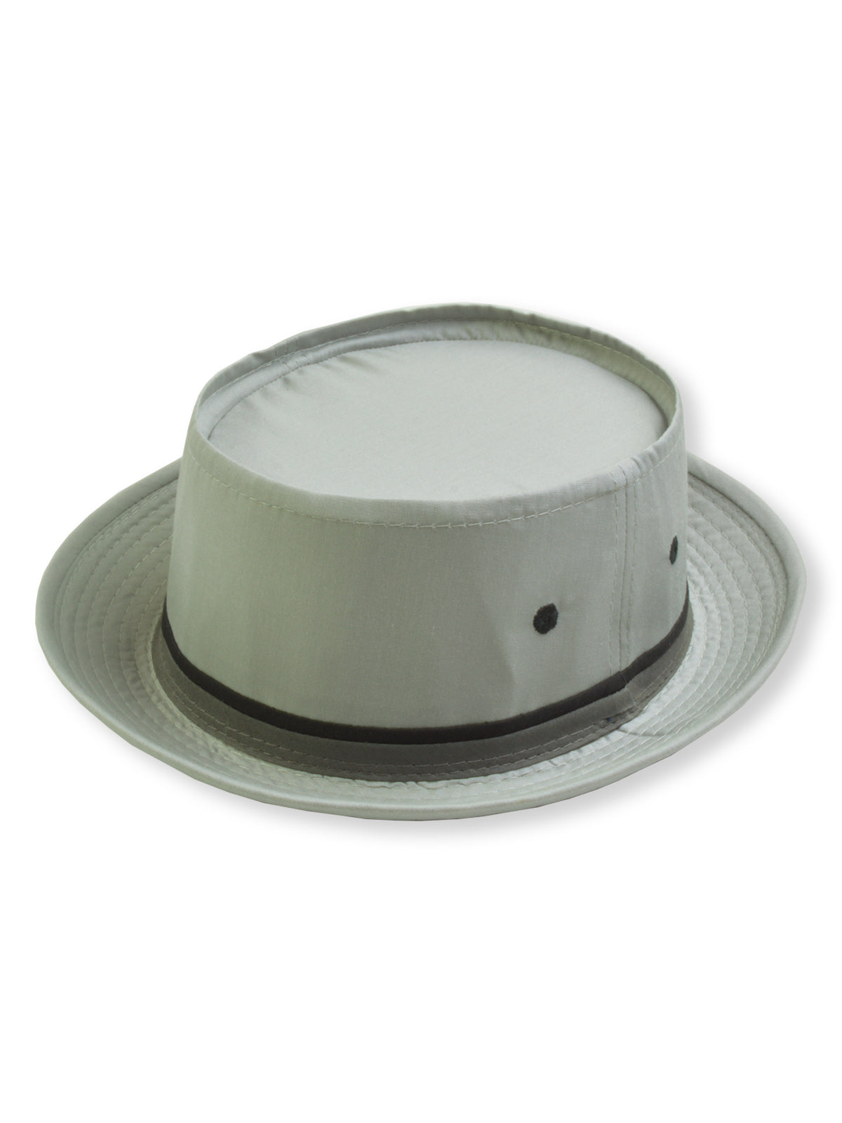 Dorfman Pacific Roll Up Bucket Hat in LIGHT GREY - 830KS-LTG