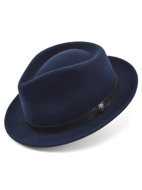 Stetson 100% Wool Felt Prof Hats in Navy