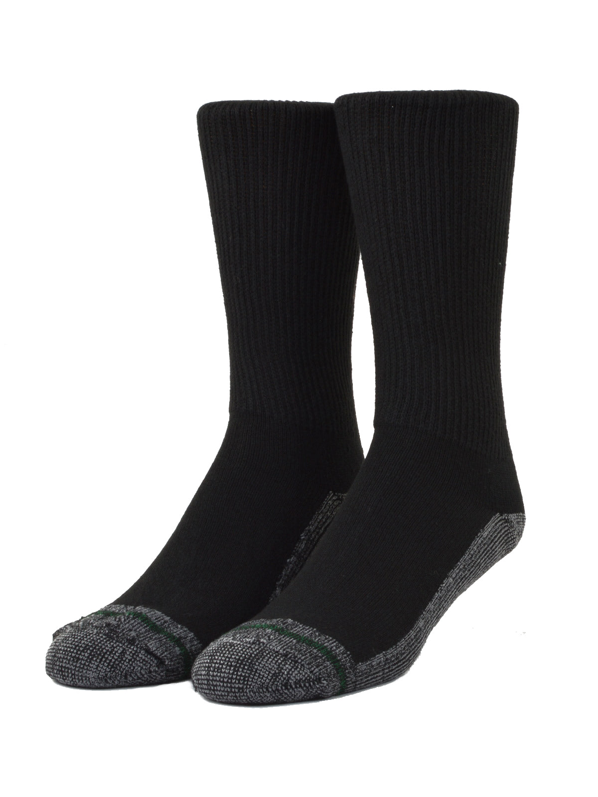 Loose Fit Stays Up Crew Athletic Socks in Black - Small (Size 5 - 8) - 771