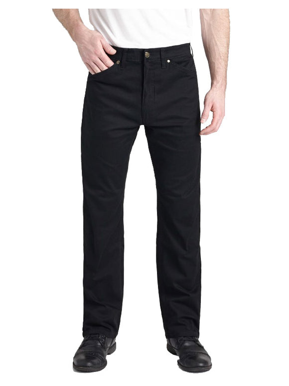 Grand River Brushed Twill Stretch Jeans - Big Man Sizes - BLACK