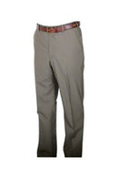 Berle Wool Blend Self Sizing Dress Pants - Short Man Sizes - LIGHT OLIVE