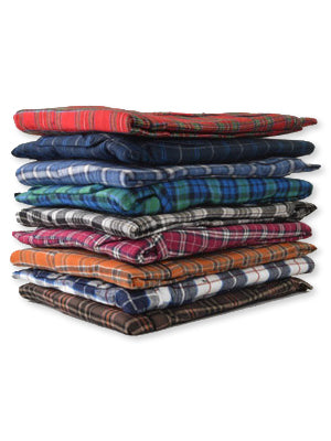 Foxfire 100% Cotton Flannel Coat Style Pajamas - B