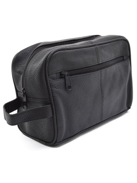 Full Grain Leather Men's Shave Kit