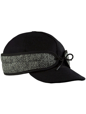 Stormy Kromer Original Caps with Harris Tweed in Lowell
