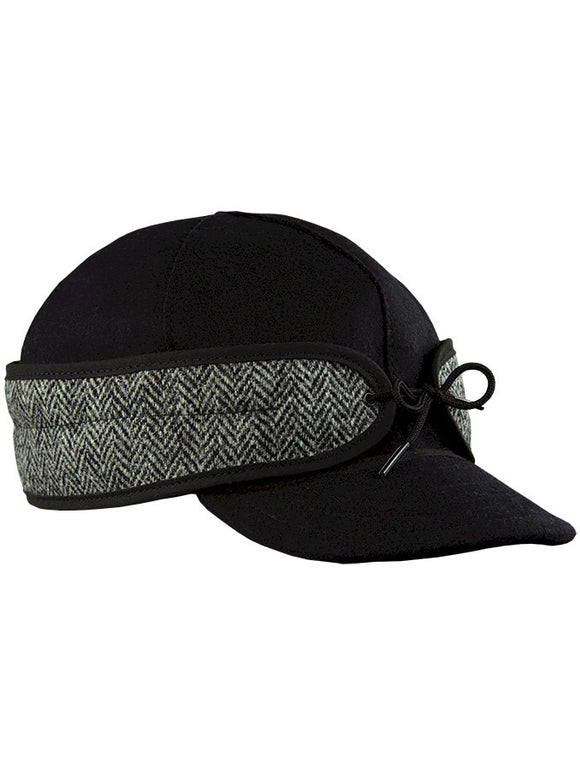 Stormy Kromer Original Caps with Harris Tweed in Lowell