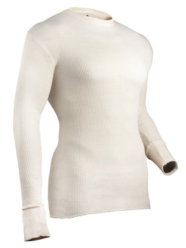 Indera Mills 100% Cotton Heavyweight Thermal Crew Shirt - Big Man Sizes