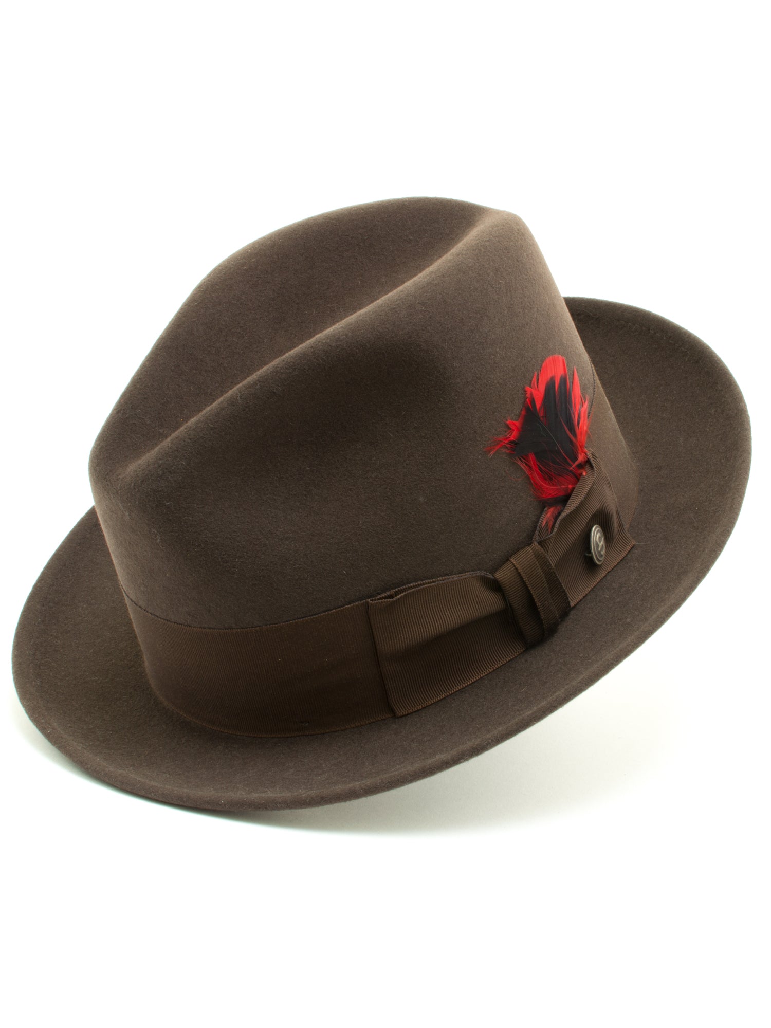 Stetson 100% Pure Wool Felt Frederick Hats in Mink