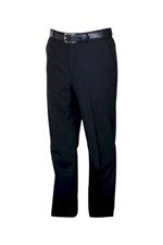 Berle Wool Blend Self Sizing Dress Pants - Short Man Sizes - BLACK