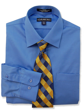 Damon Sateen Comfort Stretch Tailored Shirts 100052 - Regular Sizes
