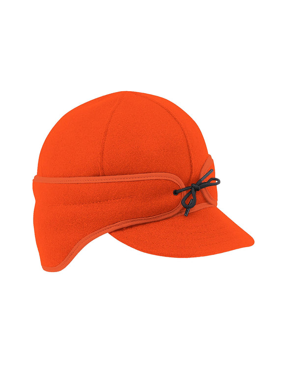 Stormy Kromer Rancher Caps With Ear Band in Orange - 50500-ORA