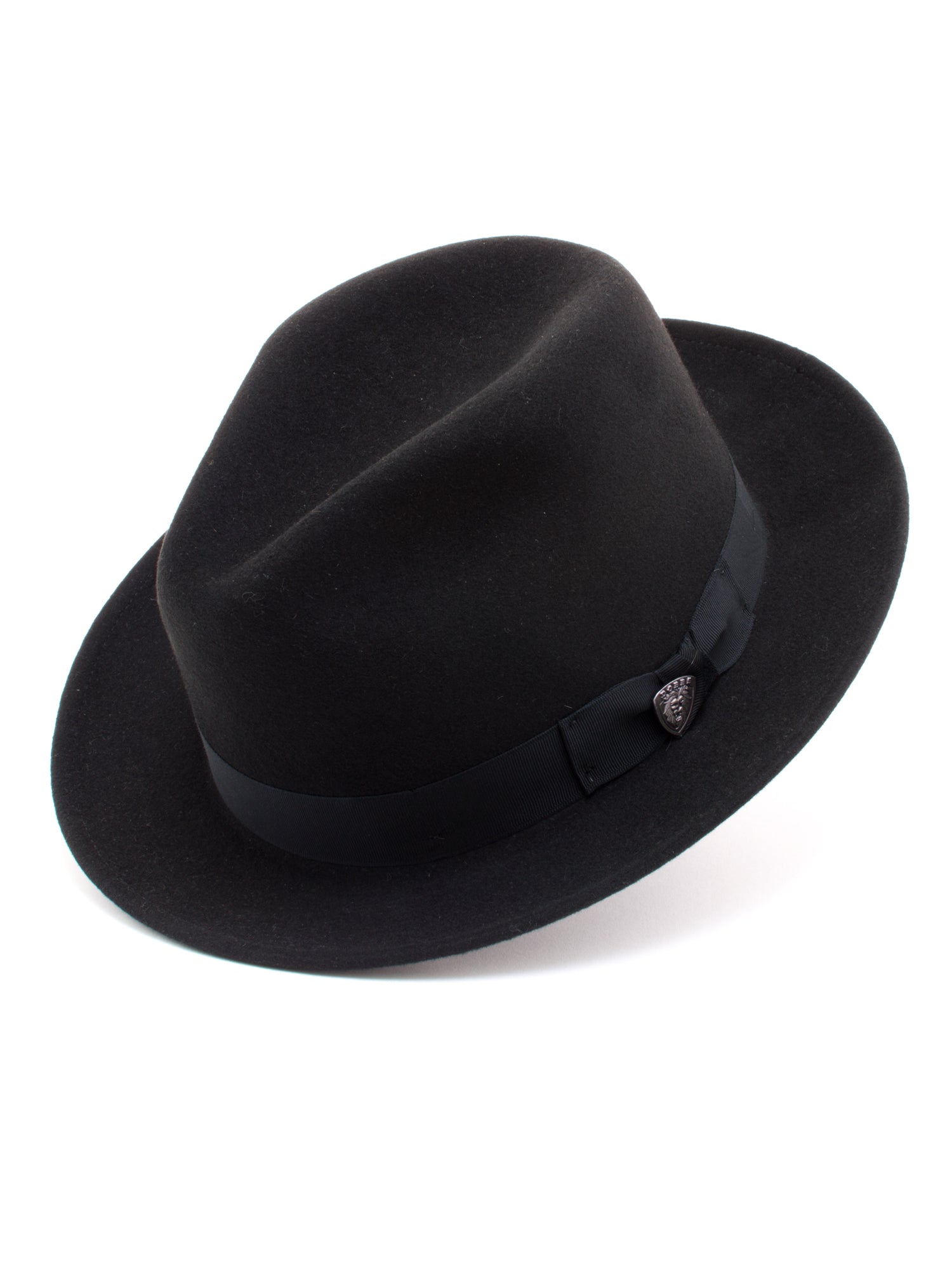 Dobbs 100% Wool Felt 'Fox' Hat in Black