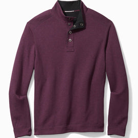Tommy Bahama Flipshore Snap Mock Sweater in Tall Sizes