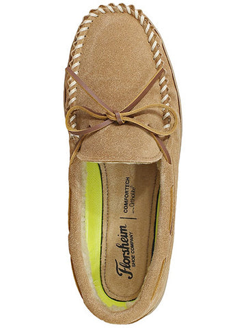 Florsheim Cozzy Tie Slipper in Sand - Wide Width - 0